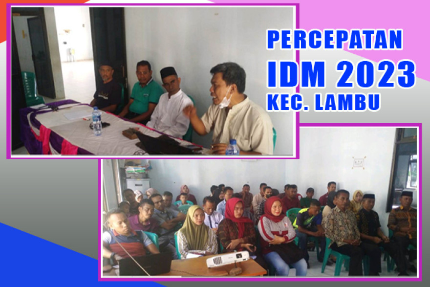 PERCEPATAN IDM TAHUN 2023 KECAMATAN LAMBU